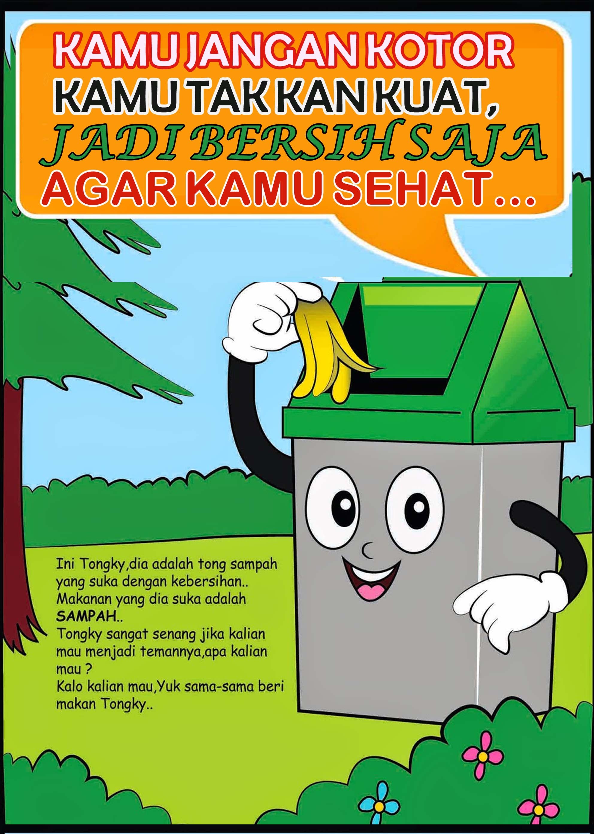 Gambar Poster Kebersihan Sekolah Terbaru